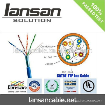 LANSAN Alta velocidad CE UL ISO ANATEL APROBACIÓN cat5e cable de red